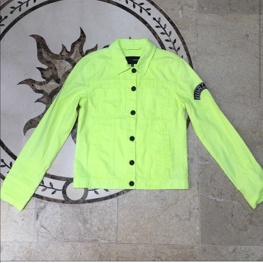 Hurley Lime Green Jacket